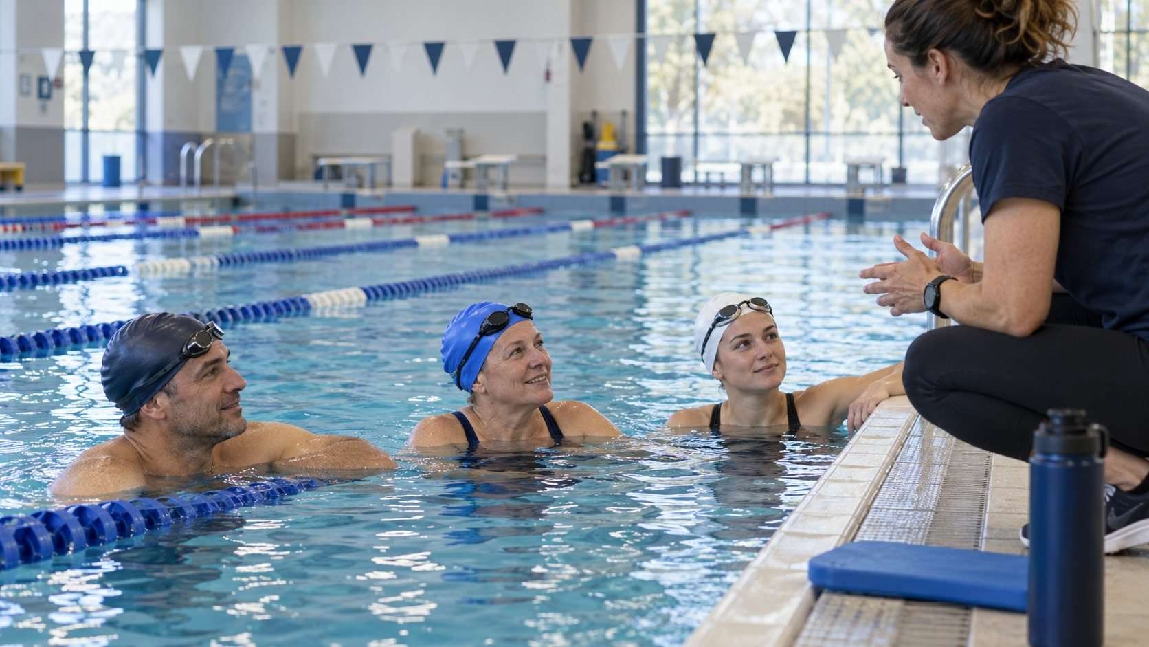 Natación máster: cómo encontrar un grupo que encaje con tu ritmo
